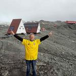 Проф. Развигор Дърленски прослави ФК „Добруджа“ и на Антарктида (СНИМКИ)