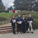 Ученици от ЧПГТП „Райко Цончев“ с призови отличия в националния конкурс „Пространство и време“