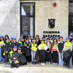 Кметът Елена Балтаджиева посрещна малките доброволци от Детско полицейско управление